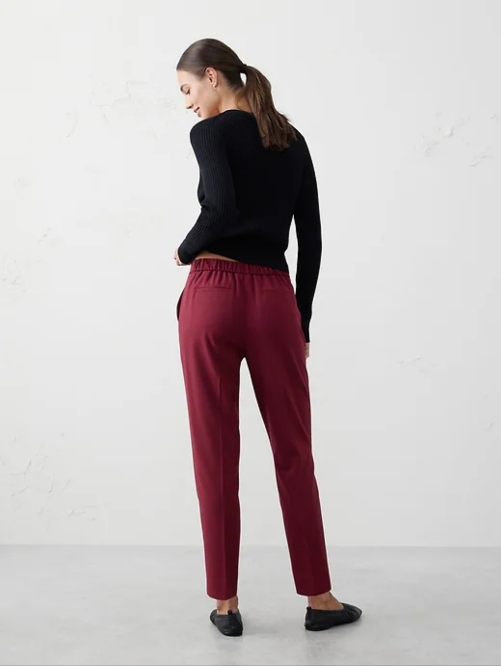 b - NWT BANANA REPUBLIC | $90 Hayden Tapered Pants - Picture 6 of 7